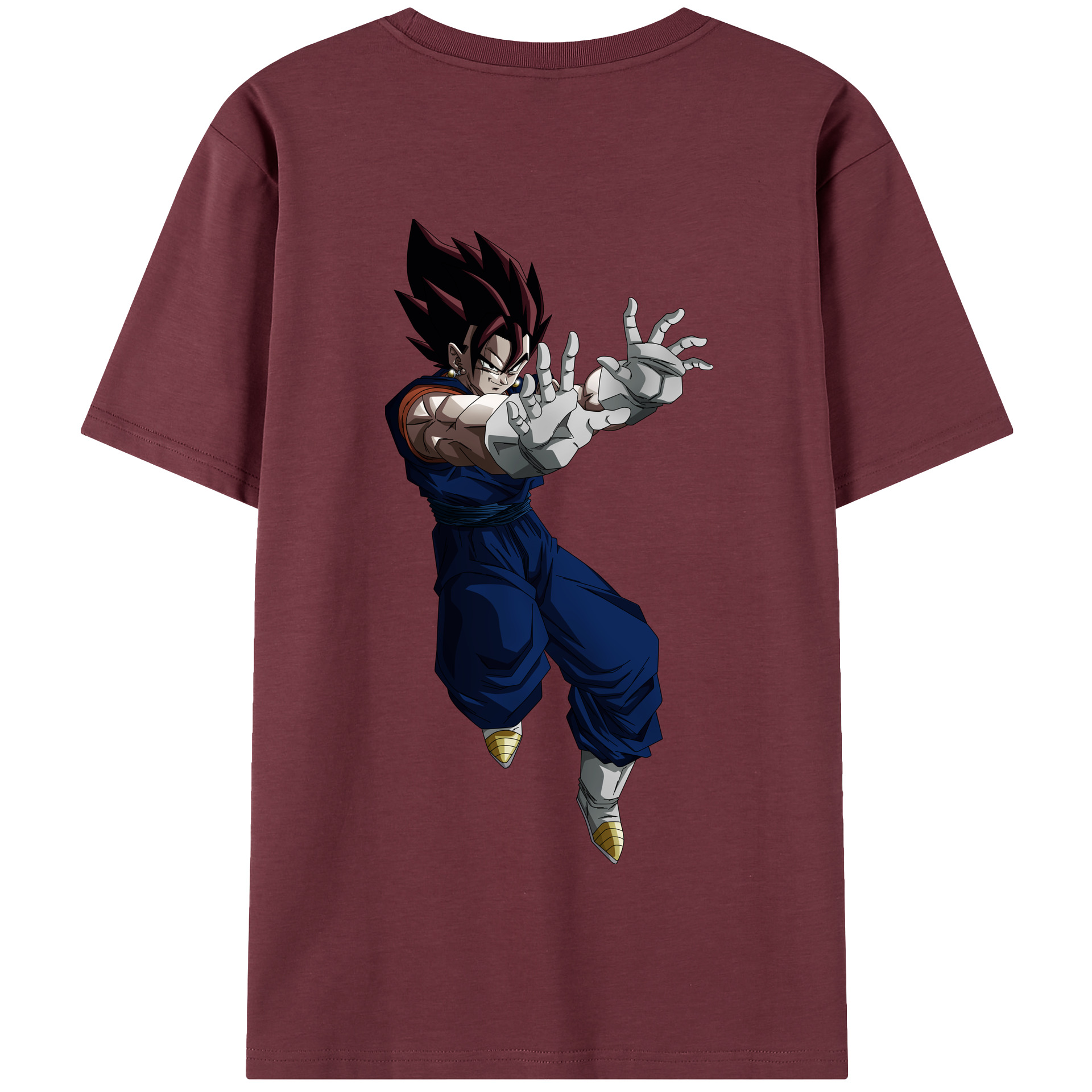 （画像用） ドラゴンボール ベジット DRAGON BALL Vegetto 綿100％半袖Tシャツ（背面プリント）